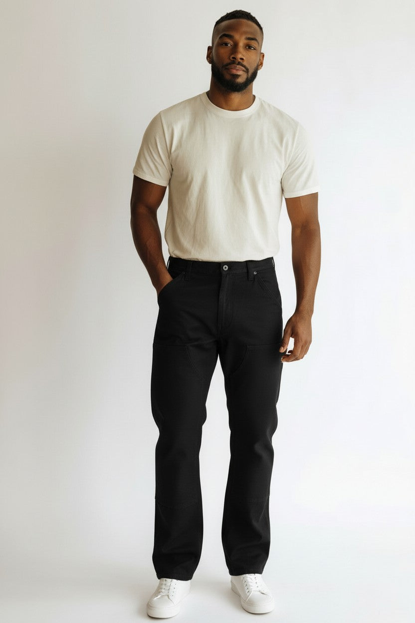Canvas Carpenter Straight Pant 100% Cotton - AVF26102PNT