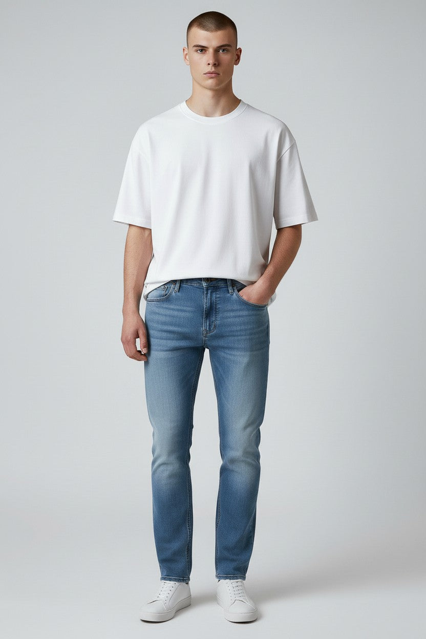 Denim 5 Pocket Straight Jean - AVF26113PNT