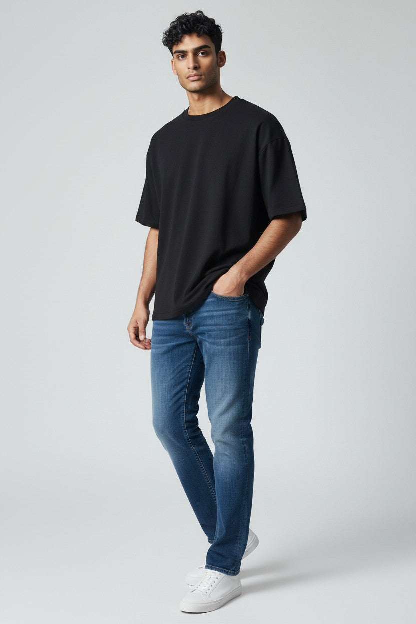 Denim 5 Pocket Straight Jean - AVF26124PNT