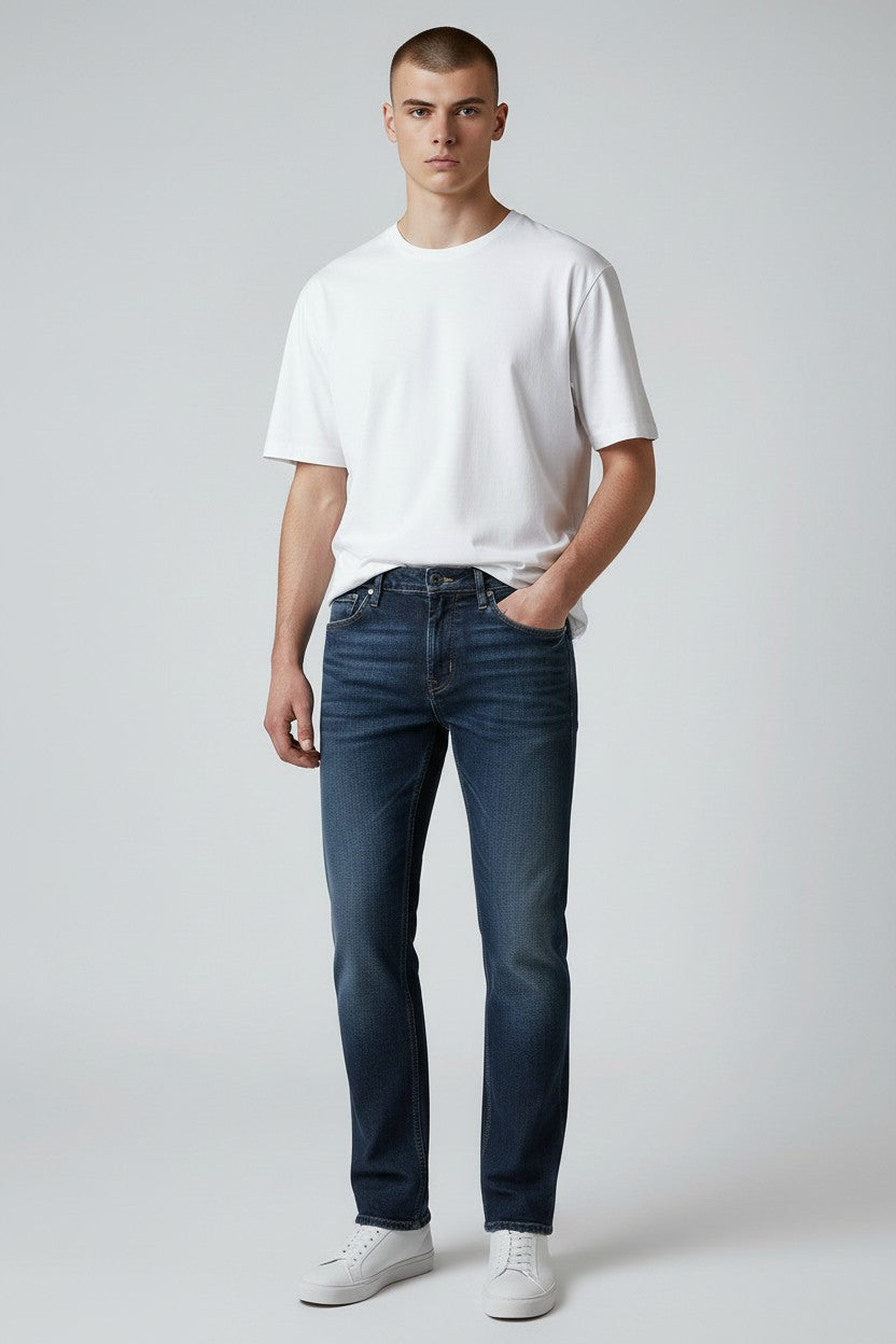 Denim 5 Pocket Straight Jean - AVF26125PNT
