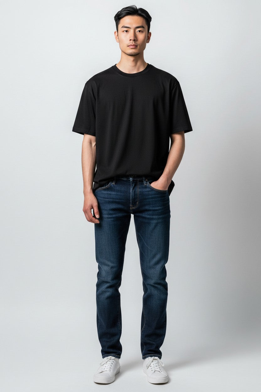 Denim 5 Pocket Straight Jean - AVF26127PNT