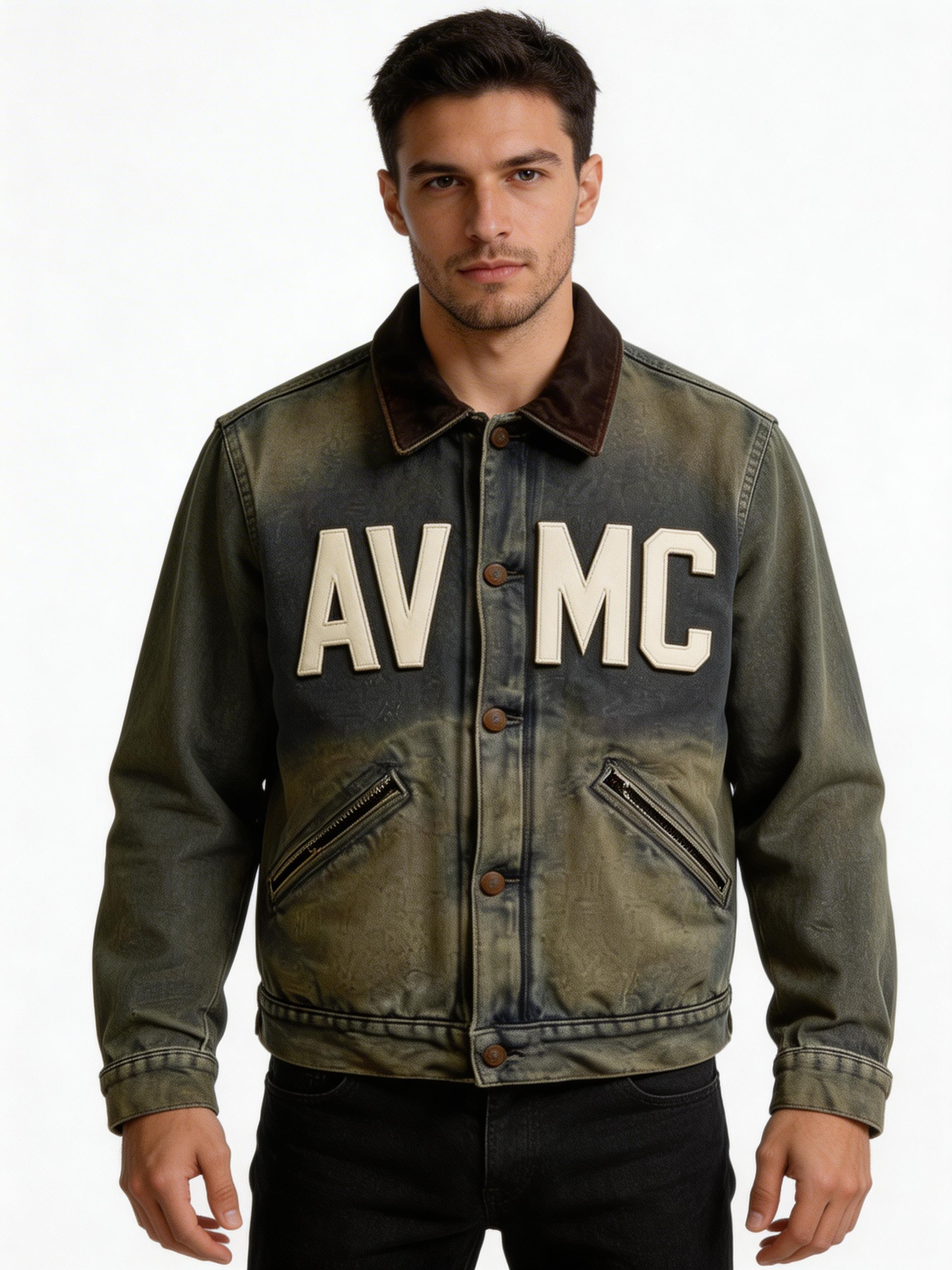 Avmc Denim Jacket - AVMCS26143OW