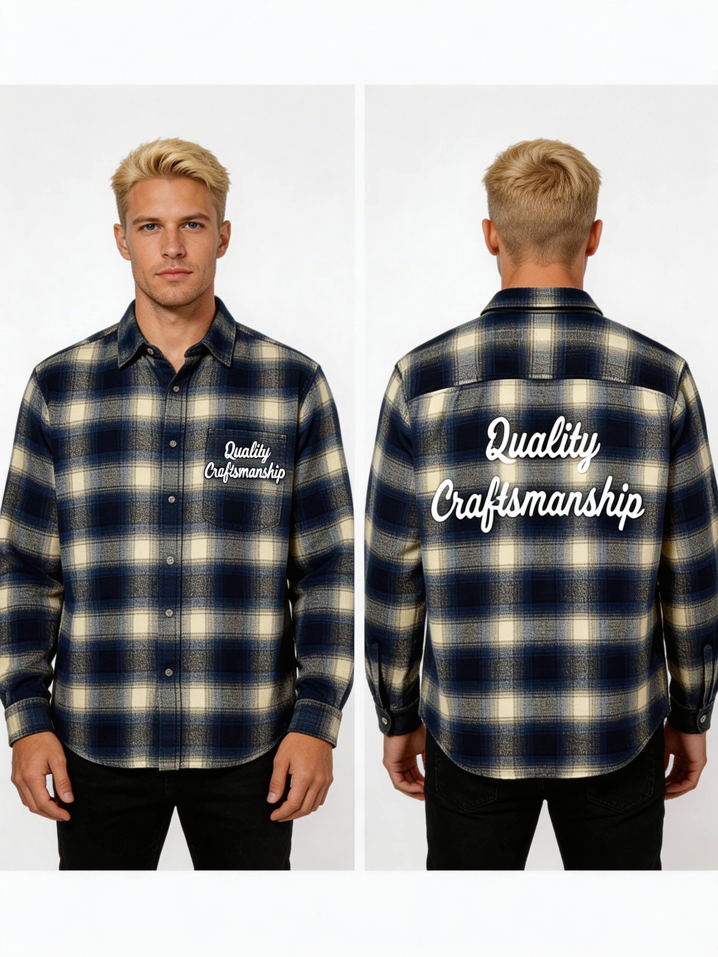 Avmc Long Sleeve Flannel Shirt - AVMCS26152LW