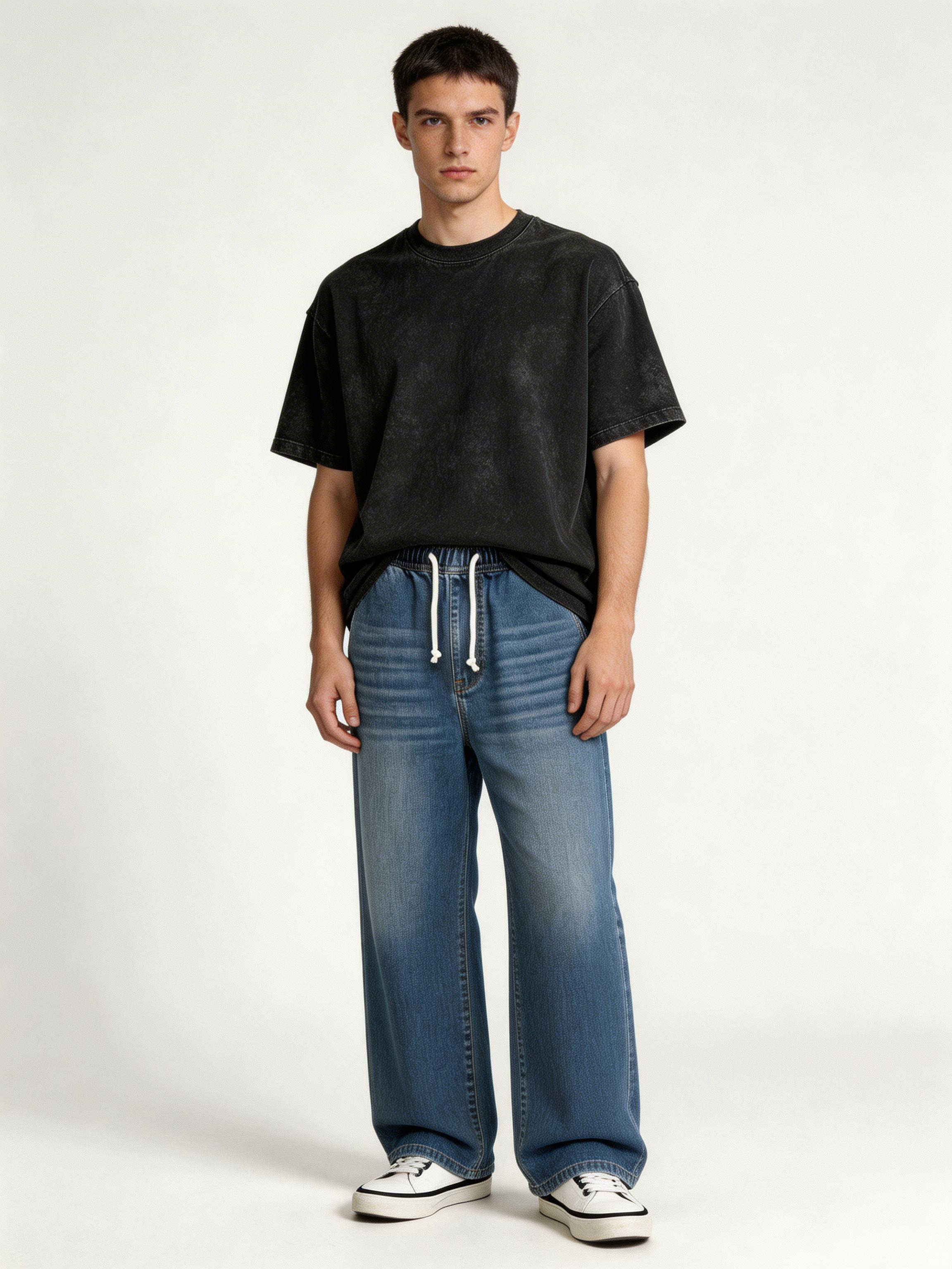Relaxed Fit Jeans - AVMCF26105DB