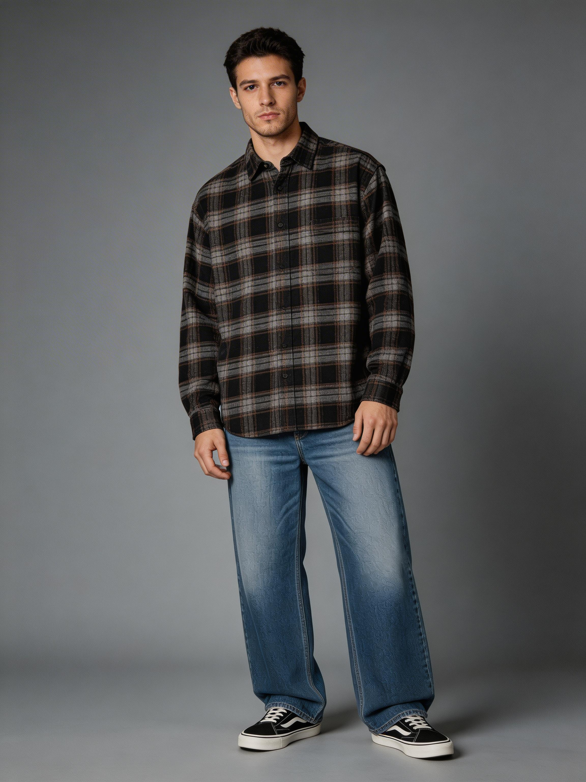 Relaxed Fit Jeans - AVMCF26107DB