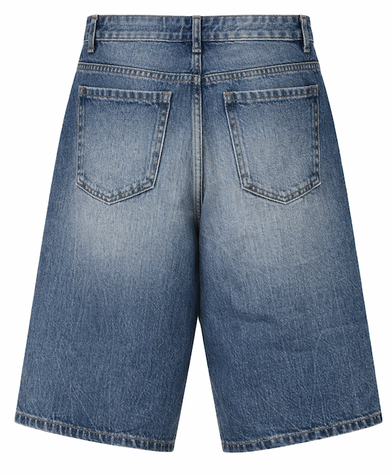 Baggy Fit Bermuda Shorts - AVMCF26123DB