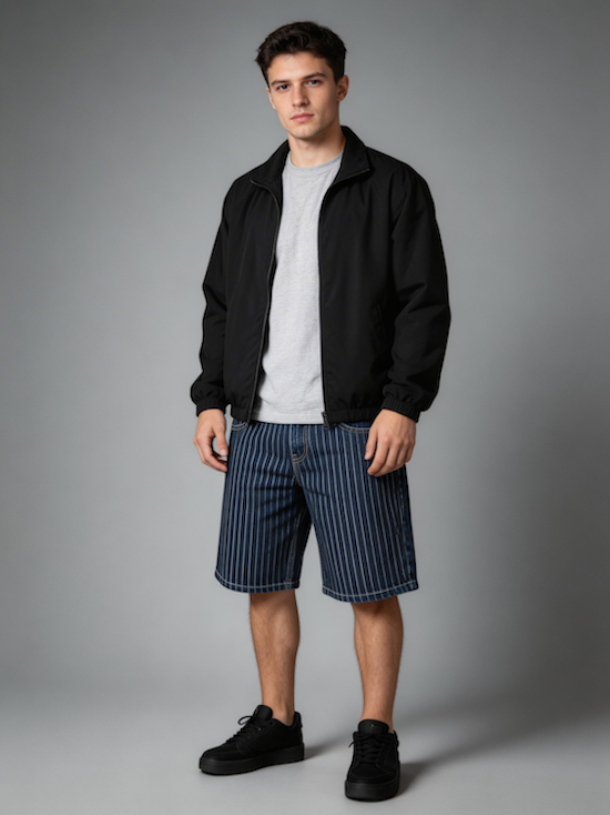Stripe Shorts - AVMCF26124DB